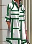 Versatile Classic Button-Front Shirt Dress with Pocket