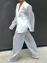 Lapel Collar Urban Loose Plain Blazer