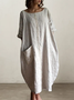 STYLE WE x CHILLINEN |Plain Linen Loose Dress