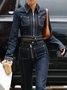 Urban Plain Denim Shirt