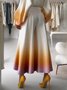 Loose Gradient Elegant Wide Leg Pants