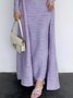 Elegant Loose Plain Kimono No Dress