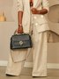 Urban Plain Wide Leg Fashion Pants