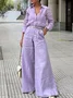 Urban Wide Leg Pocket Linen Pants