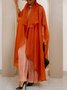 Urban Raglan Sleeve Plain Shawl Collar Kimono