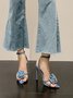 Pu Summer Strappy Sandals