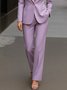 Urban Plain  Straight Fashion Pants