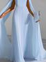 Elegant Plain Ruched Off The Shoulder Maxi Dress