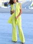 Urban Plain Wide Leg Pants