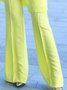 Urban Plain Wide Leg Pants