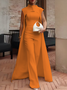 Elegant Tailored Jumpsuit & Cape Set – Wedding & Formal Occasion Outfit